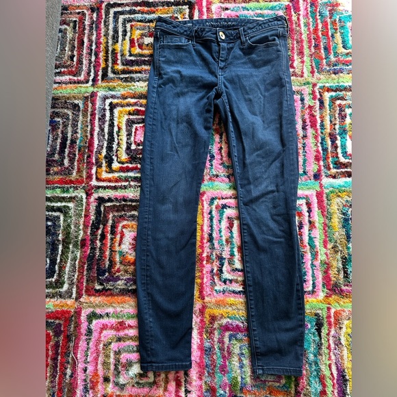 Banana Republic dark blue wash skinny jeans - Size 27 - Picture 1 of 7